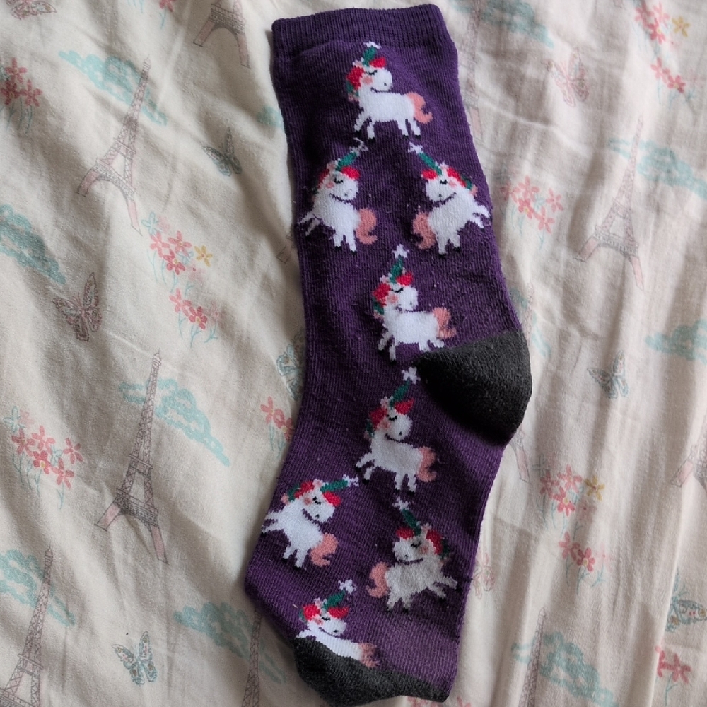 ISO Purple Unicorn Socks